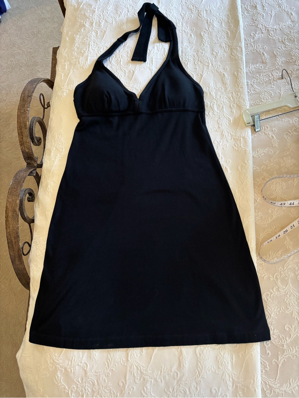 Tommy Bahama Black Halter Sundress. Size M